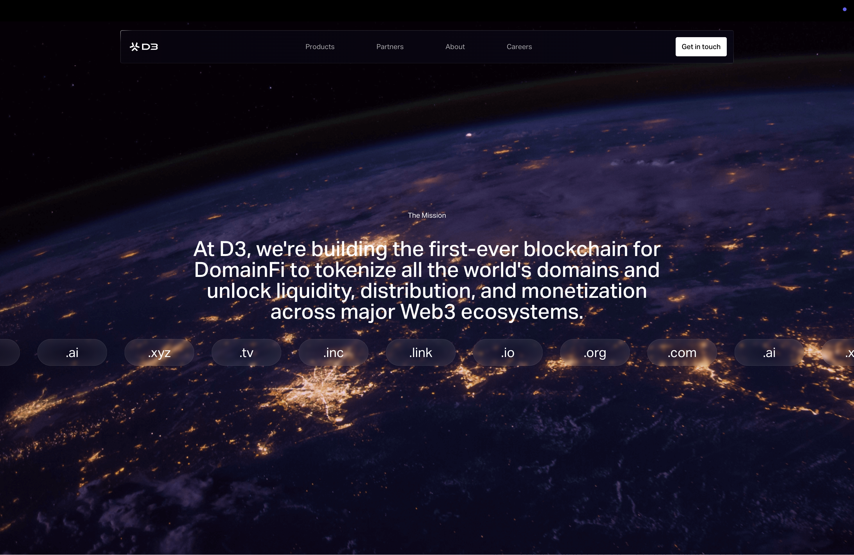 D3 Landing Page screenshot 2