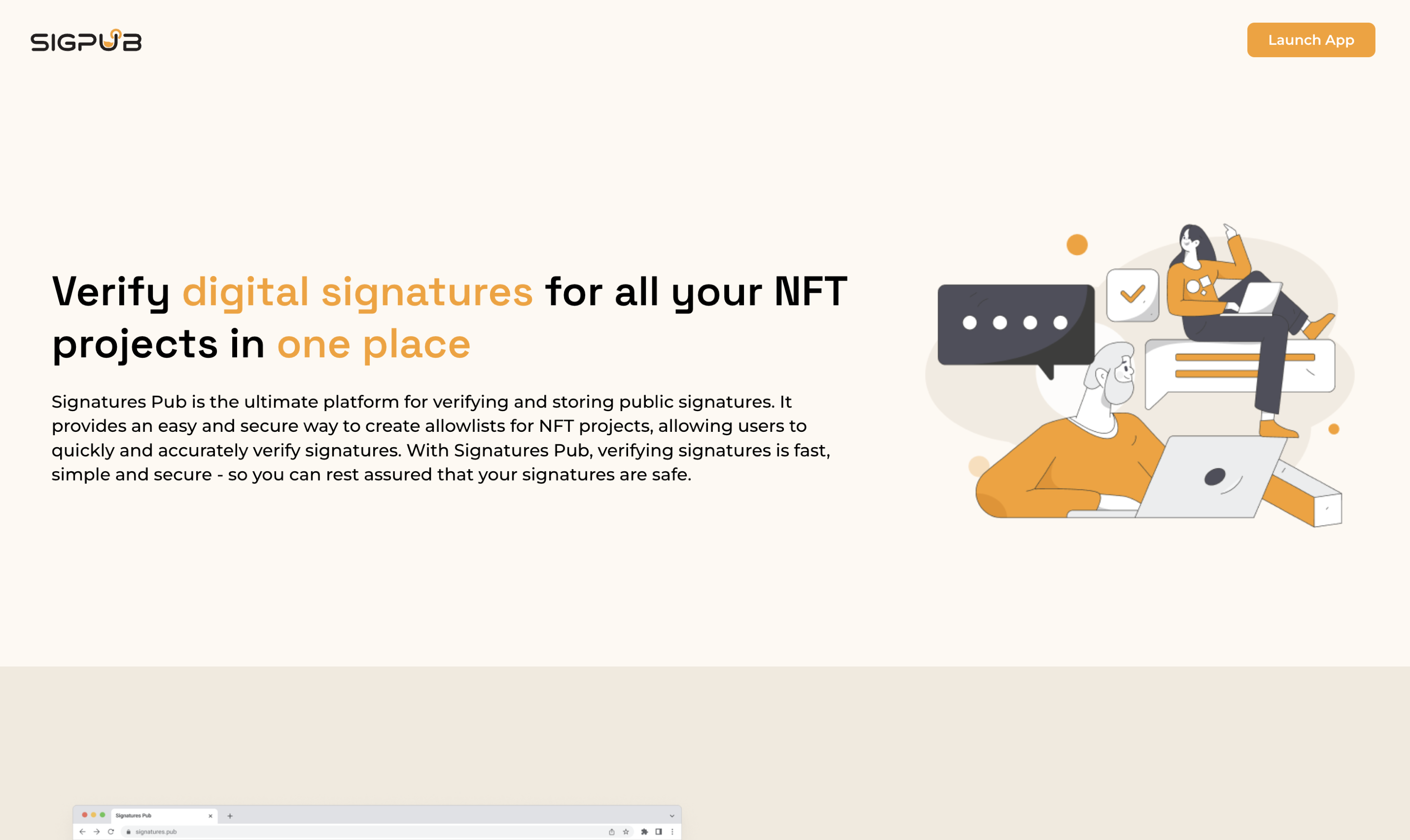 Signatures Pub screenshot